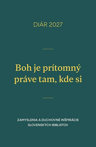Könyv Diár 2027: Boh je prítomný práve tam, kde si 