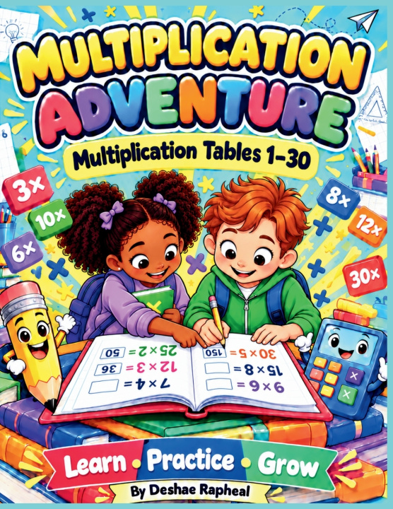 Kniha Multiplication Adventure Deshae Rapheal