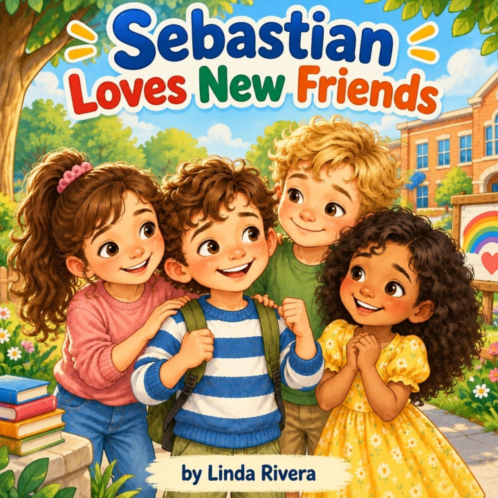 Kniha Sebastian Loves New Friends Linda Rivera