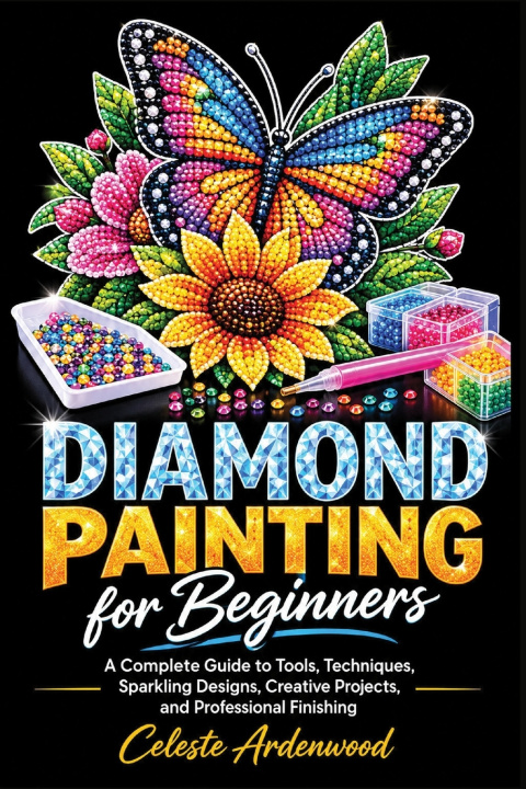 Książka Diamond Painting for Beginners Celeste Ardenwood