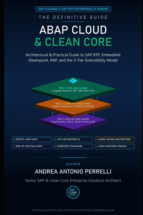 Livro The Definitive Guide to ABAP Cloud & Clean Core Extensibility Andrea Antonio Perrelli