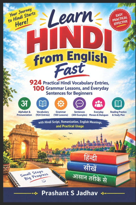 Libro Learn Hindi from English Fast Prashant S Jadhav