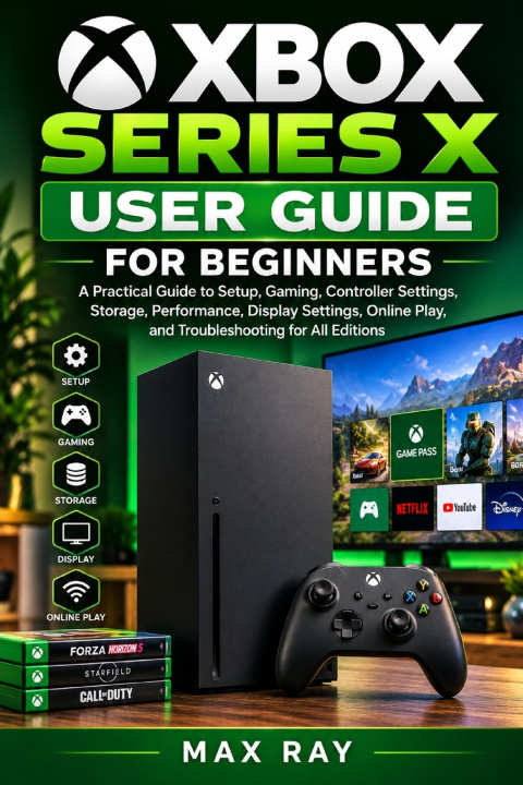 Kniha XBOX SERIES X USER GUIDE FOR BEGINNERS Max Ray
