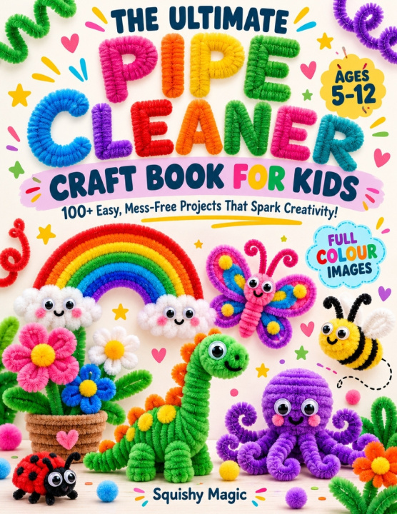 Buch THE ULTIMATE PIPE CLEANER CRAFT BOOK FOR KIDS AGES 5-12 Squishy Magic