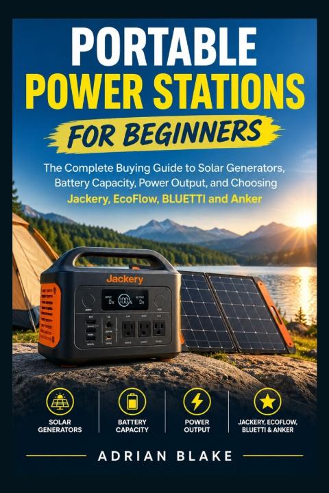 Livro PORTABLE POWER STATIONS FOR BEGINNERS Adrian Blake