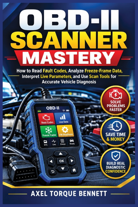 Livro OBD-II Scanner Mastery for Automotive Technicians Axel Torque Bennet
