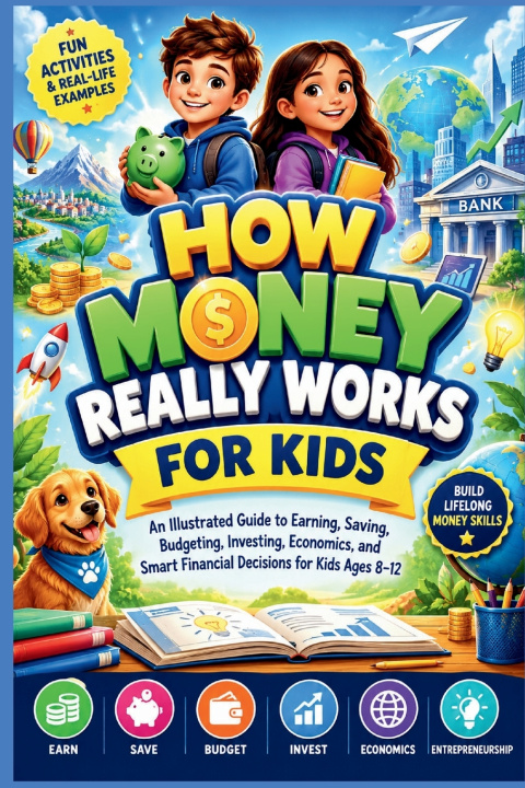 Livro HOW MONEY REALLY WORKS FOR KIDS Milo Bright