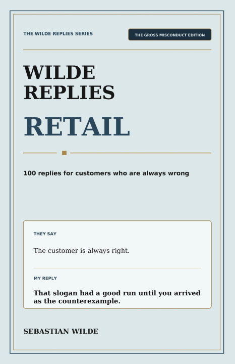 Książka Wilde Replies - Retail Edition Sebastian Wilde
