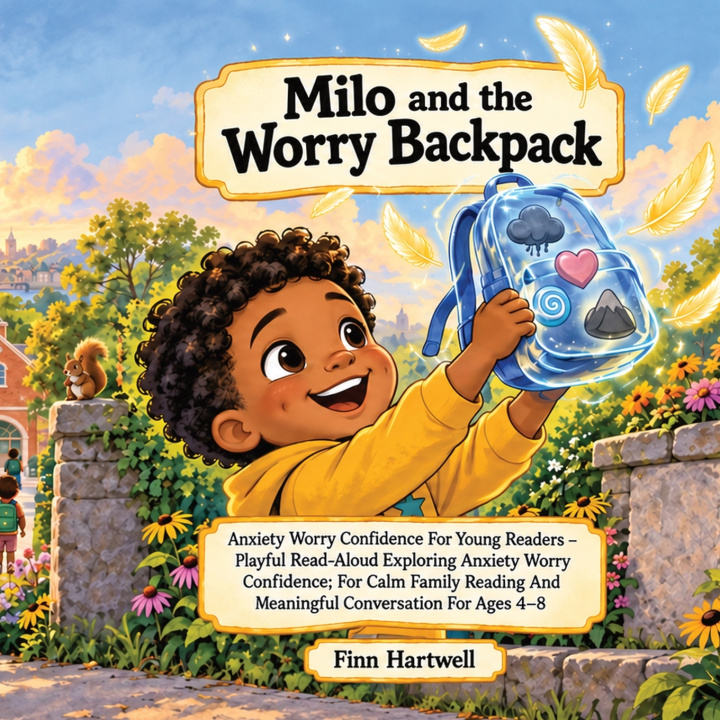 Boek Milo and the Worry Backpack Finn Hartwell