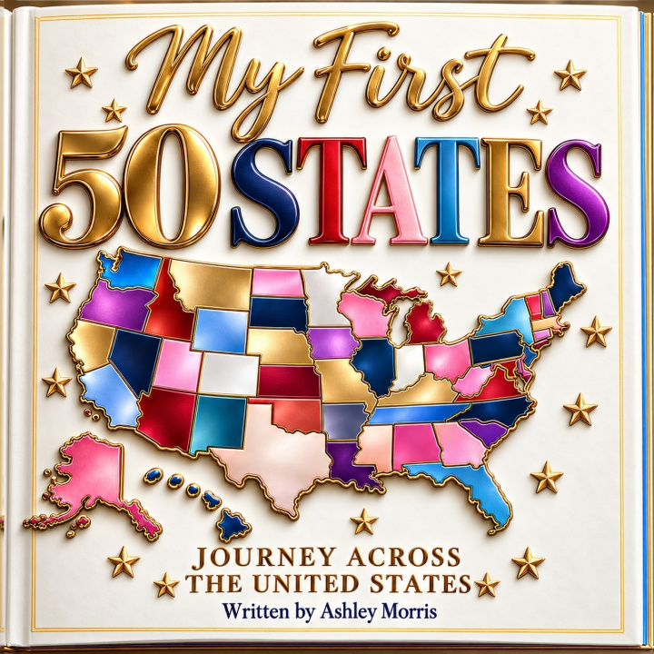 Kniha My First 50 States Ashley Dawn Morris
