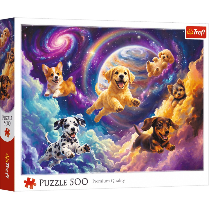 Kniha Puzzle 500 el. Kosmiczne pieski 37568 