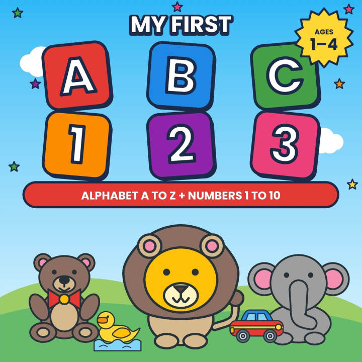 Kniha ABC & 123 Satyam Gajjar