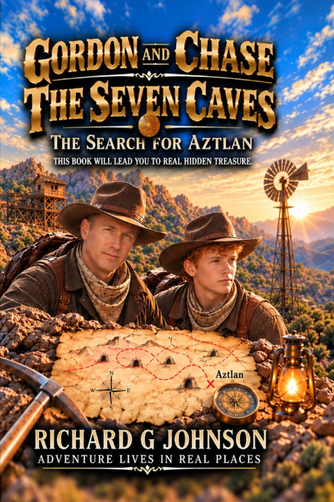 Livro THE SEVEN CAVES Richard G Johnson