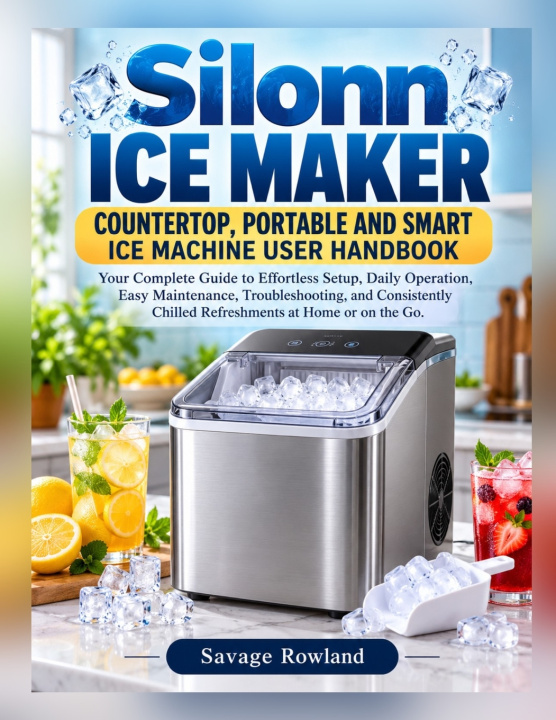 Kniha Silonn Ice Maker Countertop, Portable And Smart Ice Machine User Handbook Savage Rowland Male