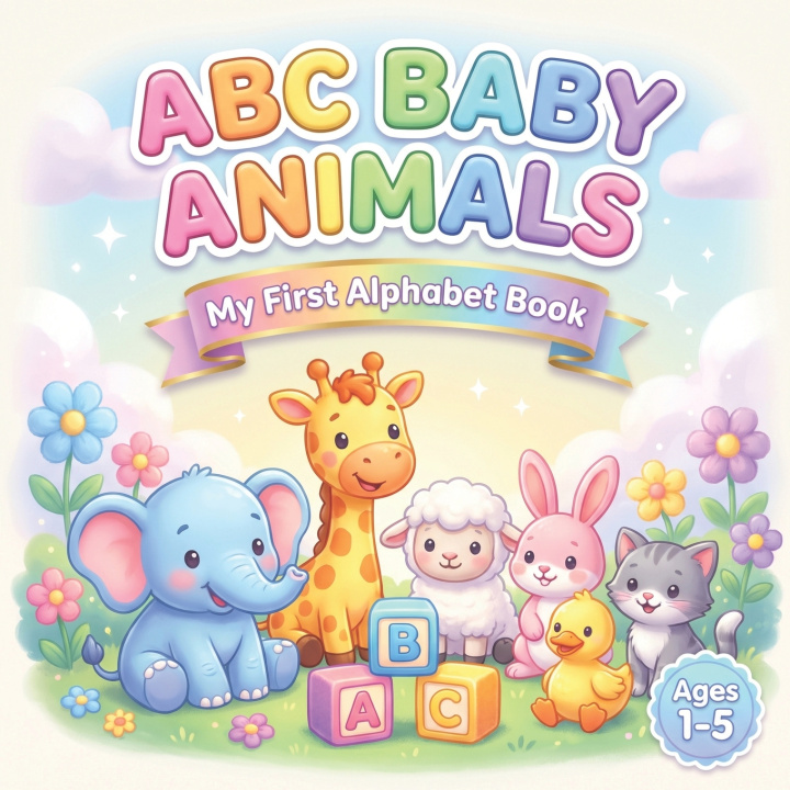 Knjiga ABC Baby Animals Sam P