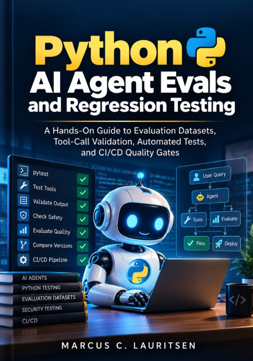 Kniha Python AI Agent Evals and Regression Testing Marcus C. Lauritsen