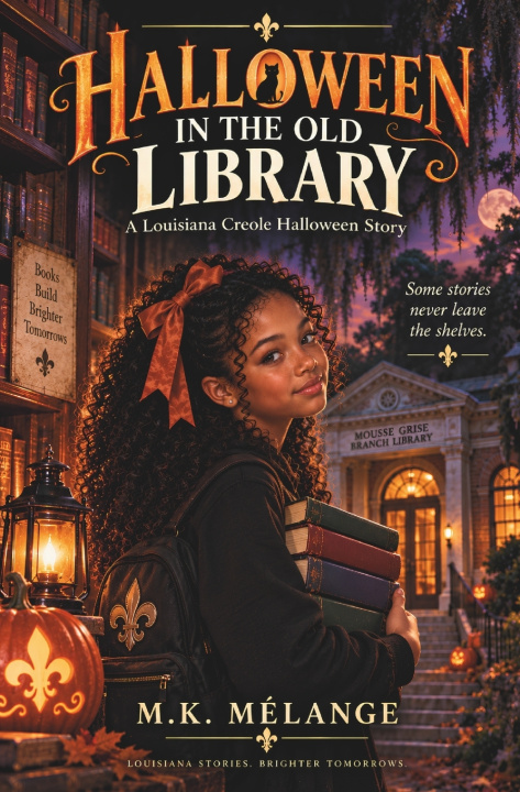Boek Halloween in the Old Library M.K. Mélange