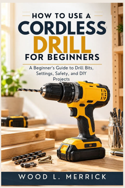 Livro How To Use a Cordless Drill for Beginners Wood L. Merrick
