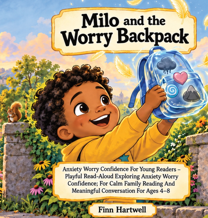 Book Milo and the Worry Backpack Finn Hartwell