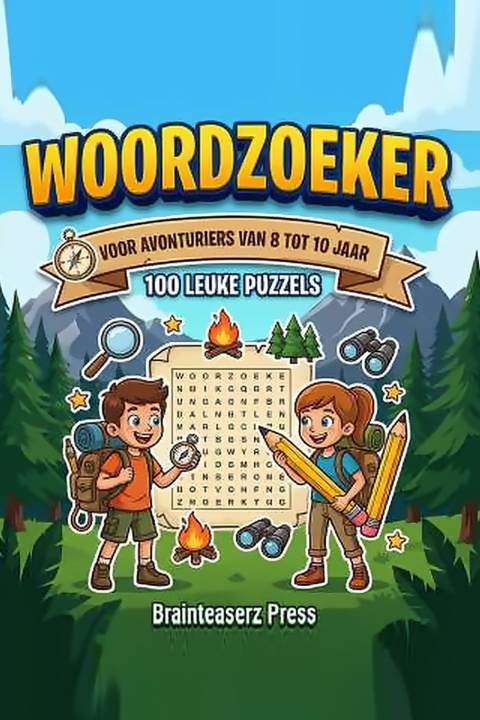 Buch Woordzoeker Puzzelboek voor Kinderen 8-10 Jaar Brainteaserz Press